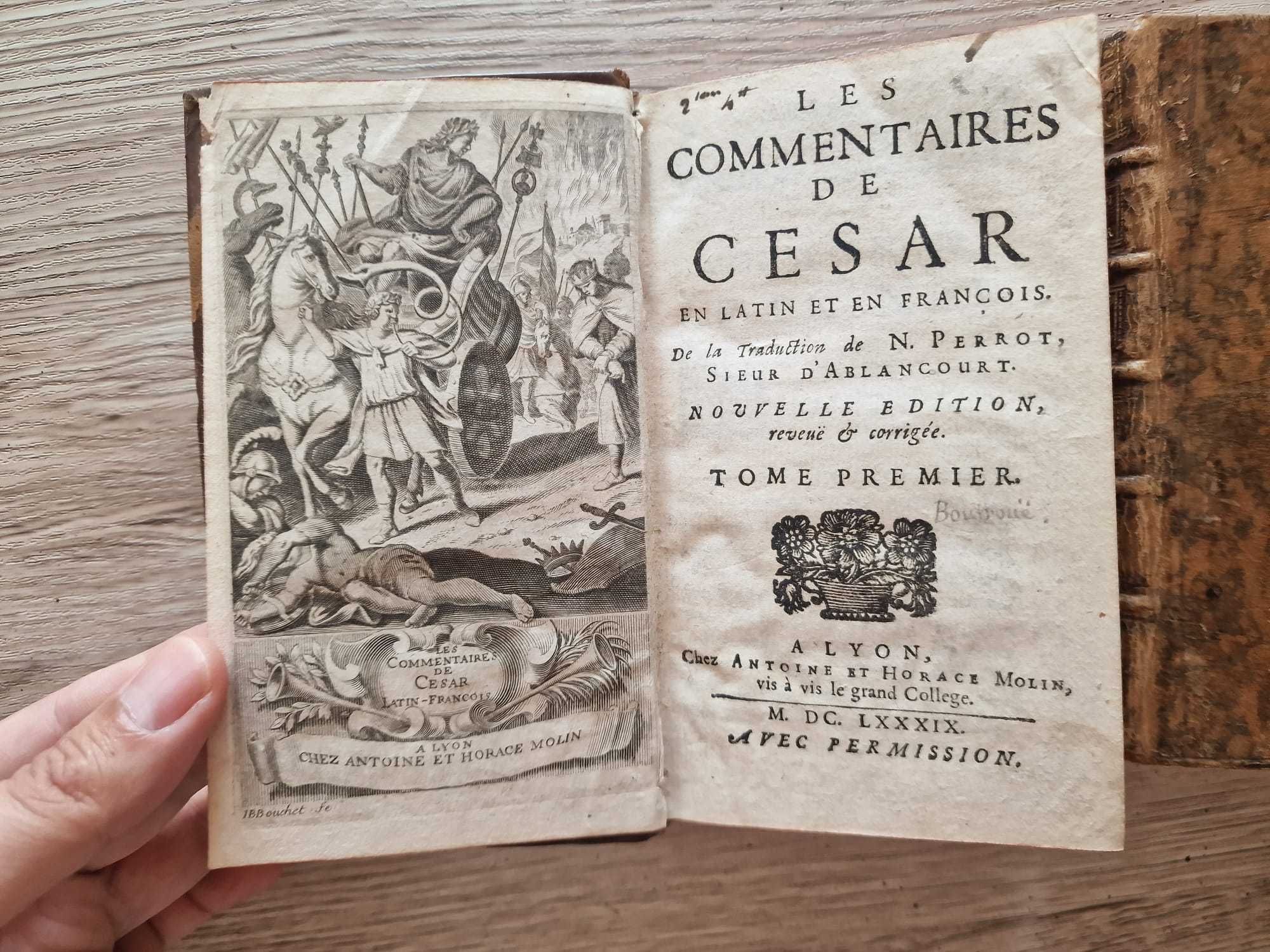 Les commentaires de Cesar / anul 1689.
