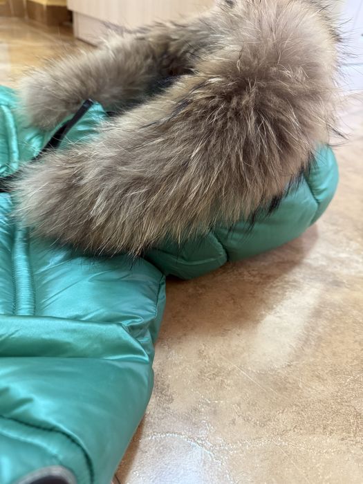 Дамско яке с естествен косъм