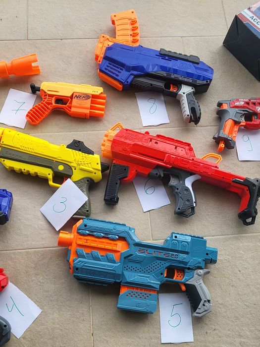 Нърф / Nerf пушки и пистолети - Mega, Elite, Surgefire, Fortnite.