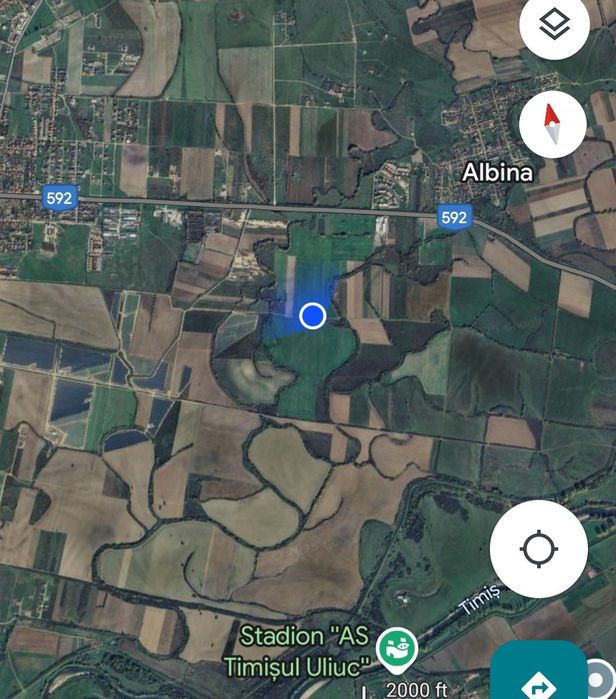 Teren arabil in puz industrial Mosnita