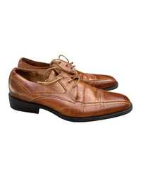 CASANOVA-Pantofi bărbătești maro camel din piele naturală, mărimea 42