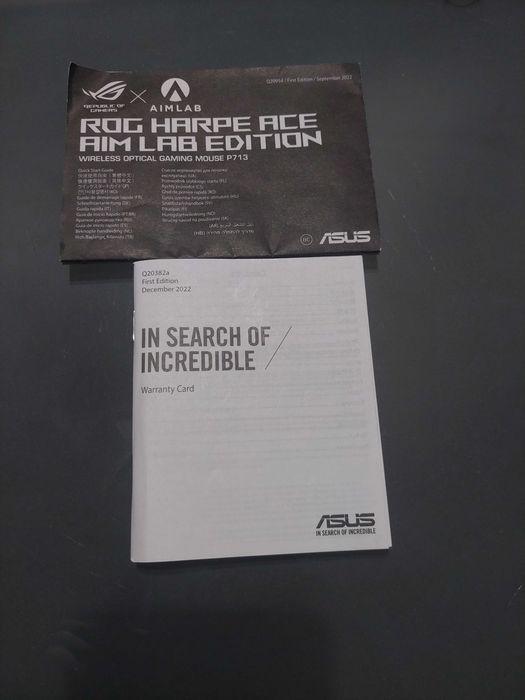 Rog Harpe Ace Aim Lab Edition Wireless Gaming Mouse