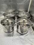 Set oale inox 8 piese, capacitati mari!