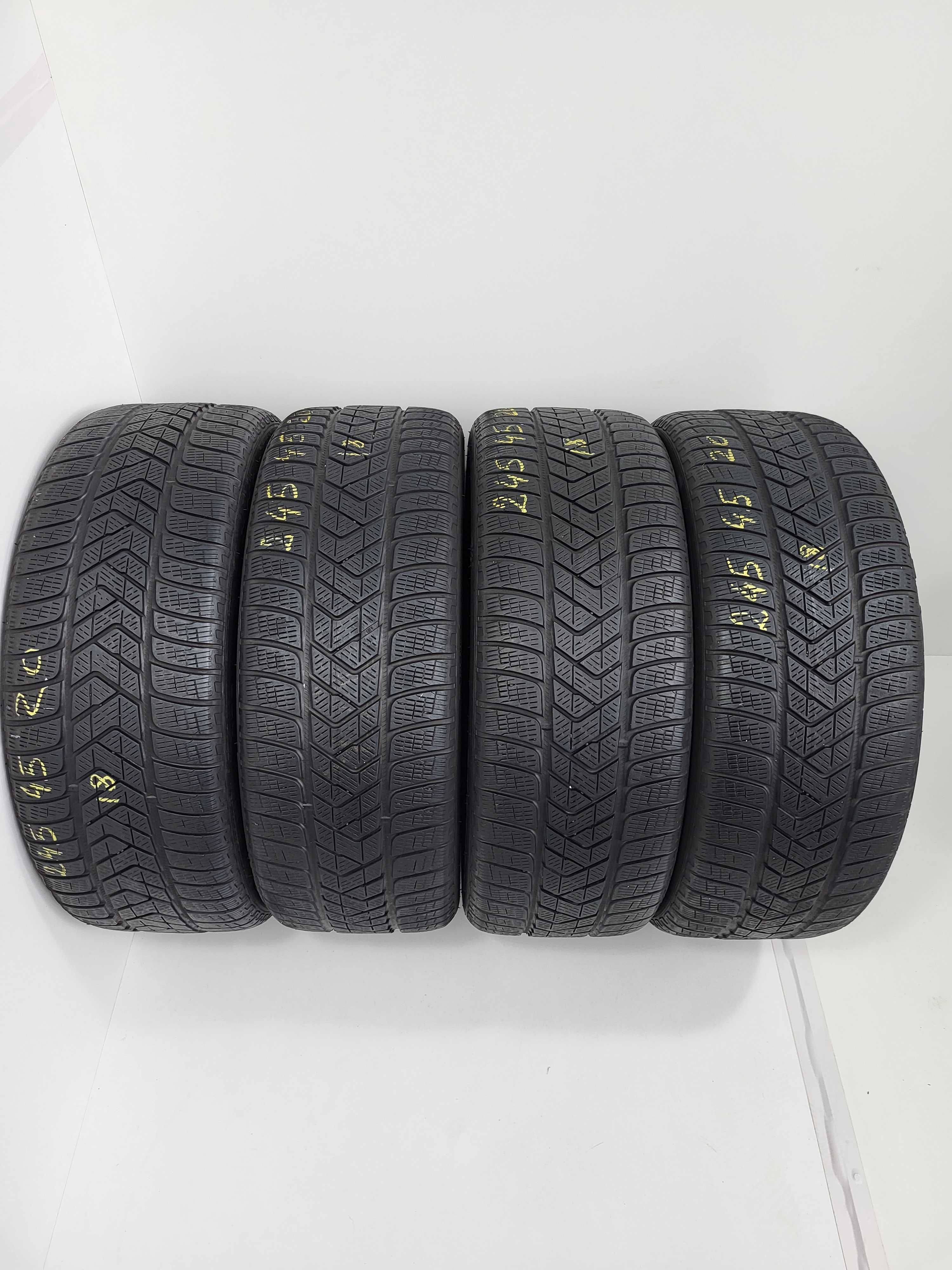 Set 4 anvelope M+S iarna 245 45 20 Pirelli 2018-2019