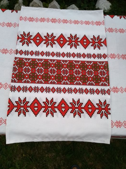 Fete de masa Artizanat din bumbac imprimat. 6/12 pers