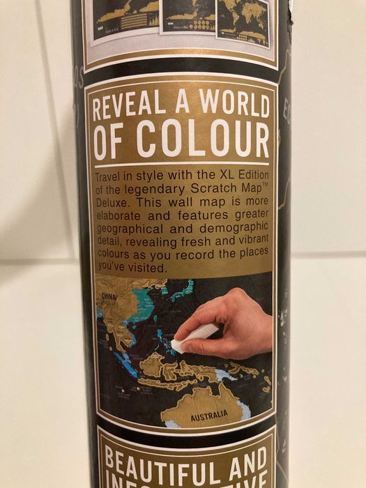 Harta lumii razuibila XL Deluxe Edition