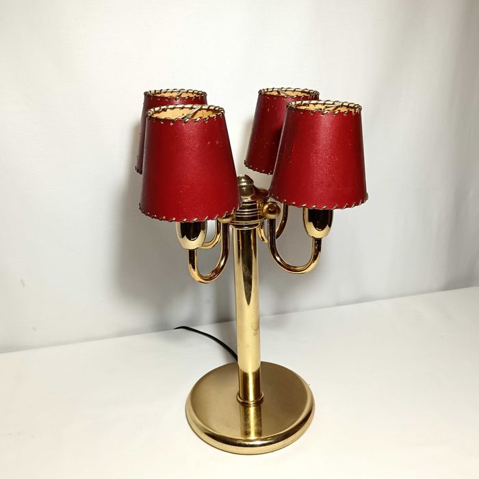 Veioza masa, candelabru, accent, Art Deco, alama, vintage