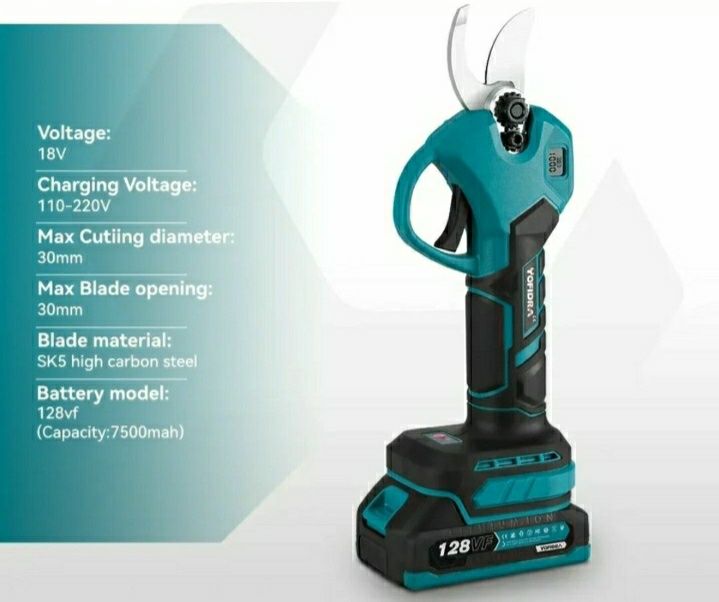 Foarfeca electrica pomii, vie