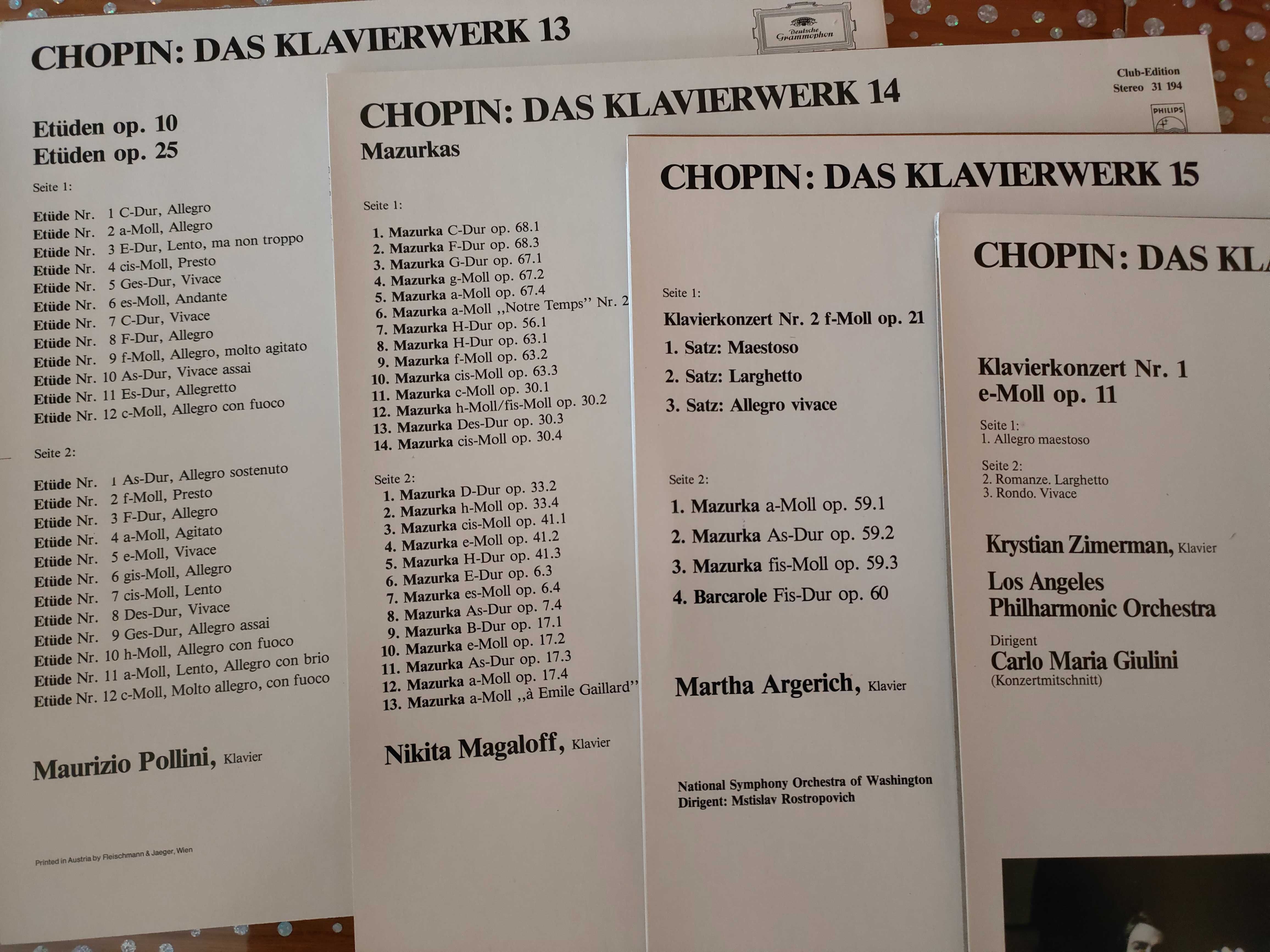 Discuri Vinil/Vinyl/LP - CHOPIN - Das Klavierwerk - Box 18 LP