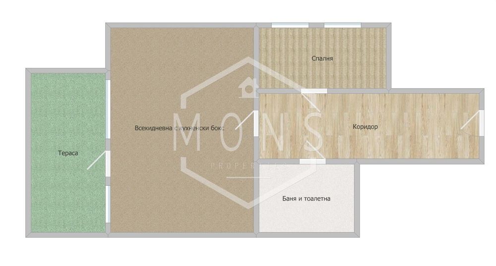 Продава се Двустаен апартамент в Велико Търново, Бузлуджа - 62 кв.м за 1396 €/кв.м - Снимка #10