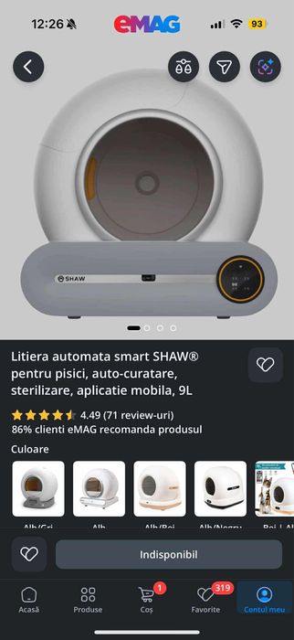 Litiera shaw automata