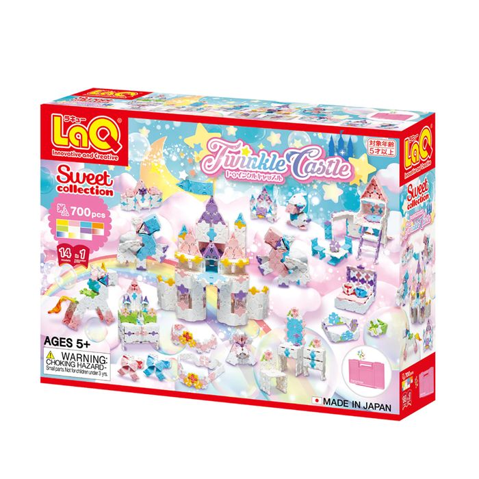Японски Детски конструктор LaQ Sweet Collection TWINKLE CASTLE