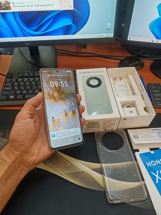 Honor X9c 8/256gb(2025)1oylik telefon ideal iwlawi zur aybi yuq tozza