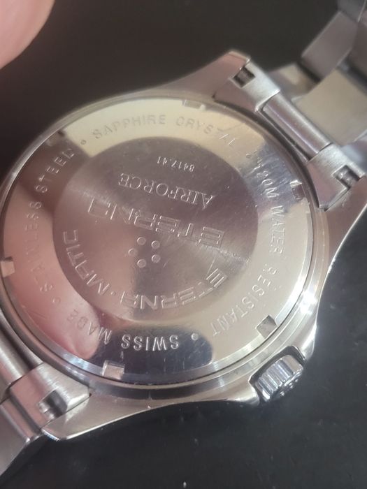 Eterna AirForce III automatic, ceas militar excepțional