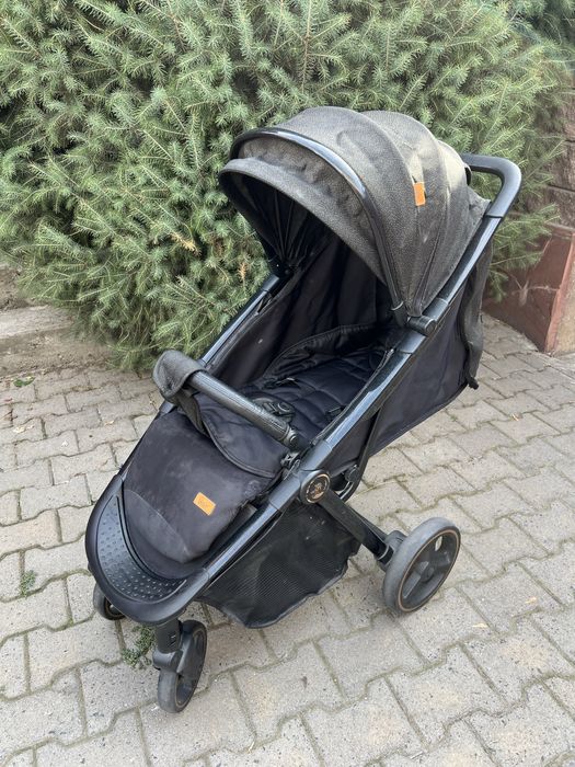 Детская прогулочная коляска Bair, Чёрный-золотой (Black-Gold)