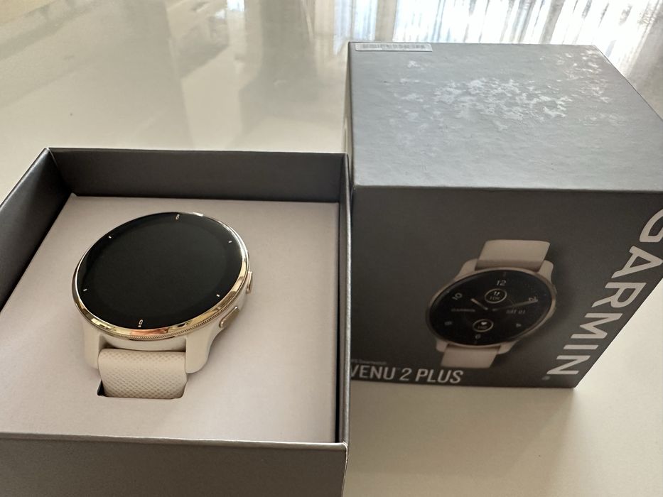 Garmin Venu 2 Plus, Ivory/Cream