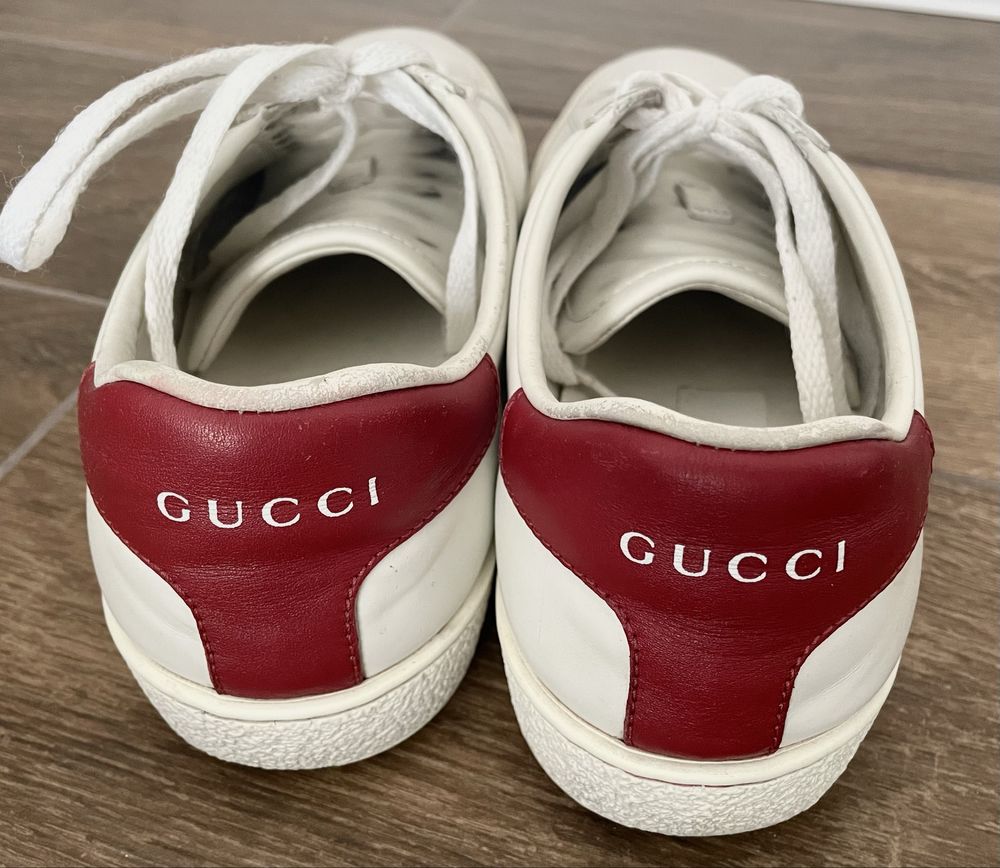 Gucci Дамски бели сникърси