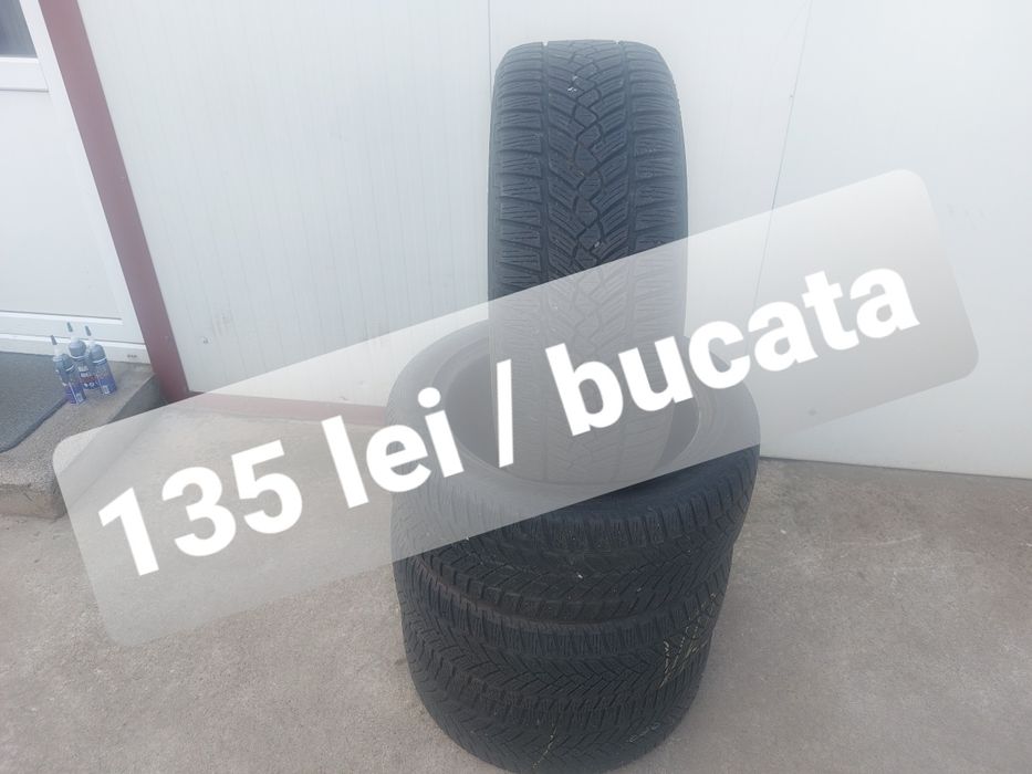 135 lei bucata! Set anvelope M+S/IARNA 225 50 17 Fulda! 7 mm