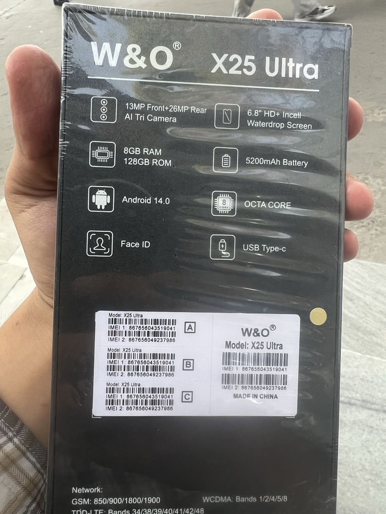 W & O X 25 ultra