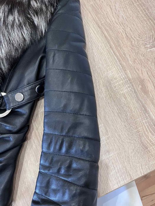 Дамско яке от телешка кожа