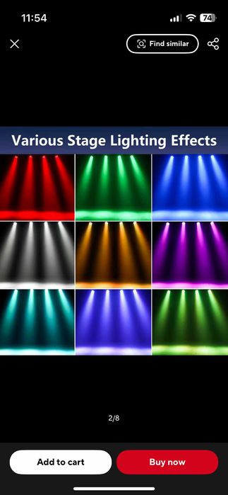 Somspot LED Прожектори многоцветни за сватба или парти