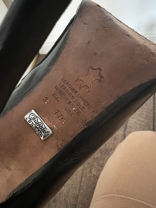 Черни кожени боти London Buffalo