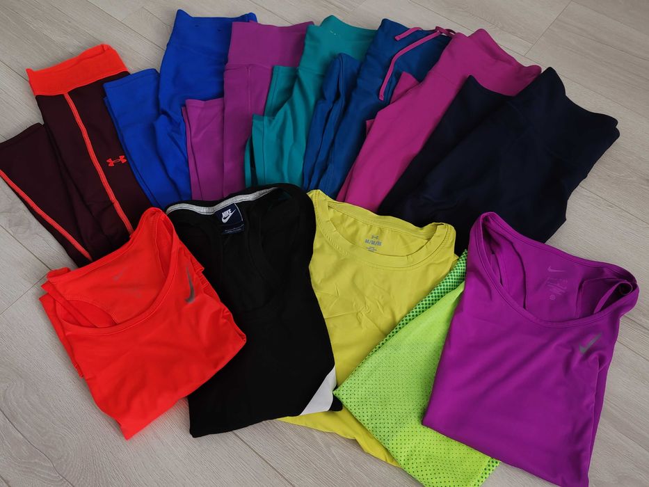 Спортни екипи Nike и Under Armour