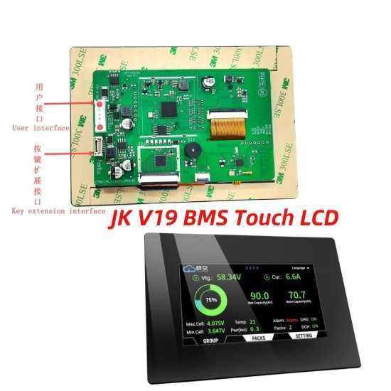 JK BMS 200A JK-PB2A16S20P 4.3 LCD active balance equalizer LiFePO4 БМС
