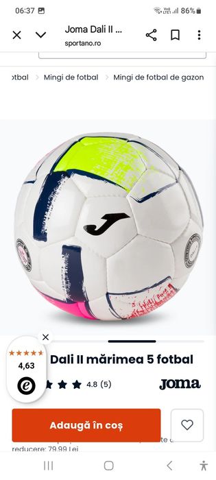 Minge fotbal Joma Dali