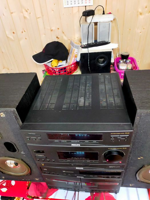 sistem ” PHILIPS cu boxe originale 2x50w.