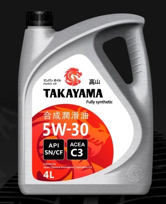 Моторное масло Takayama SAE 5W-30 API SN/CF