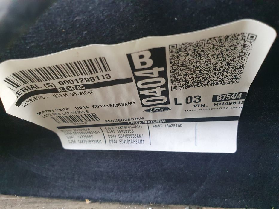 Plafon interior 195054930 Ford Kuga 2 [2013 - 2020] 2.0 tdci