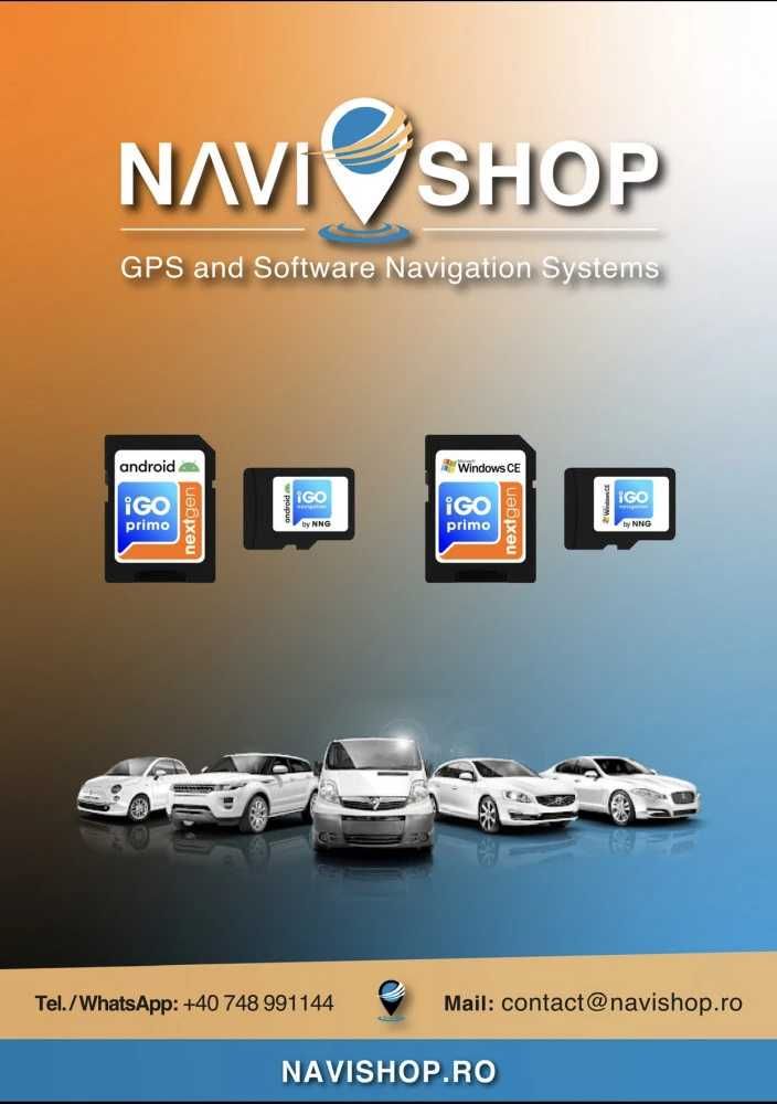 MicroSD Card GPS Navi Android iGO Primo NextGen EUR/RUS/TUR PKW+Camion