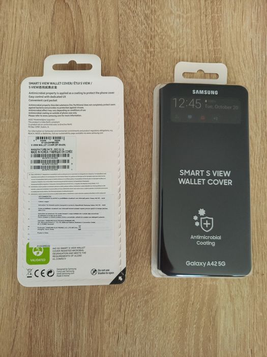 2b. Husa Samsung Galaxy A42 5G originala Smart flip, Wallet Cover Nea