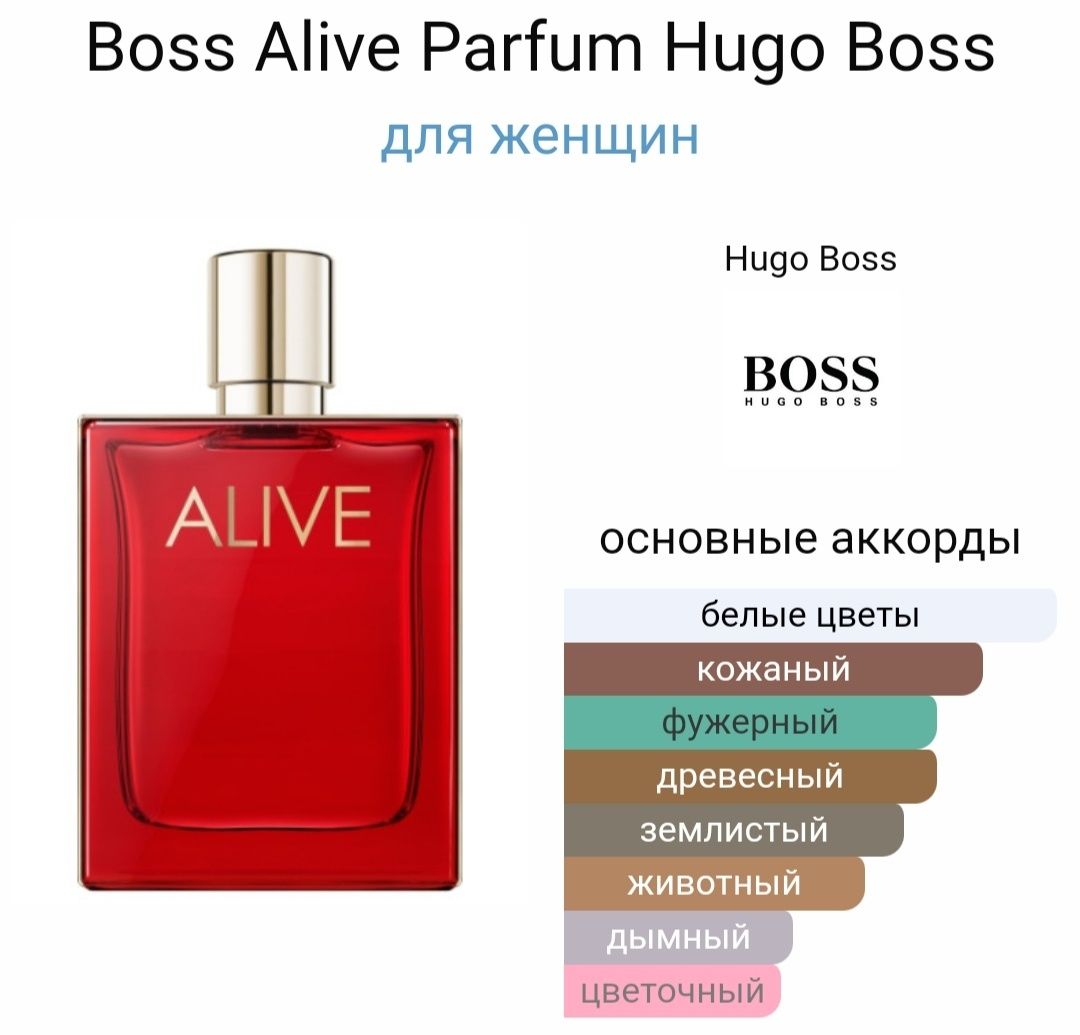 Оригинал парфюма Hugo Boss Alive