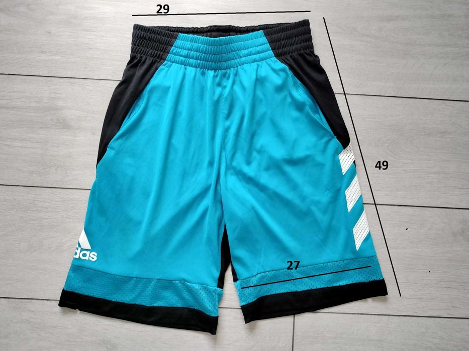 Vand pantaloni scurti Adidas, de basket, albastri, Masura S