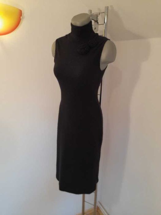 Rochie tricotata Moschino angora+lana in marime S