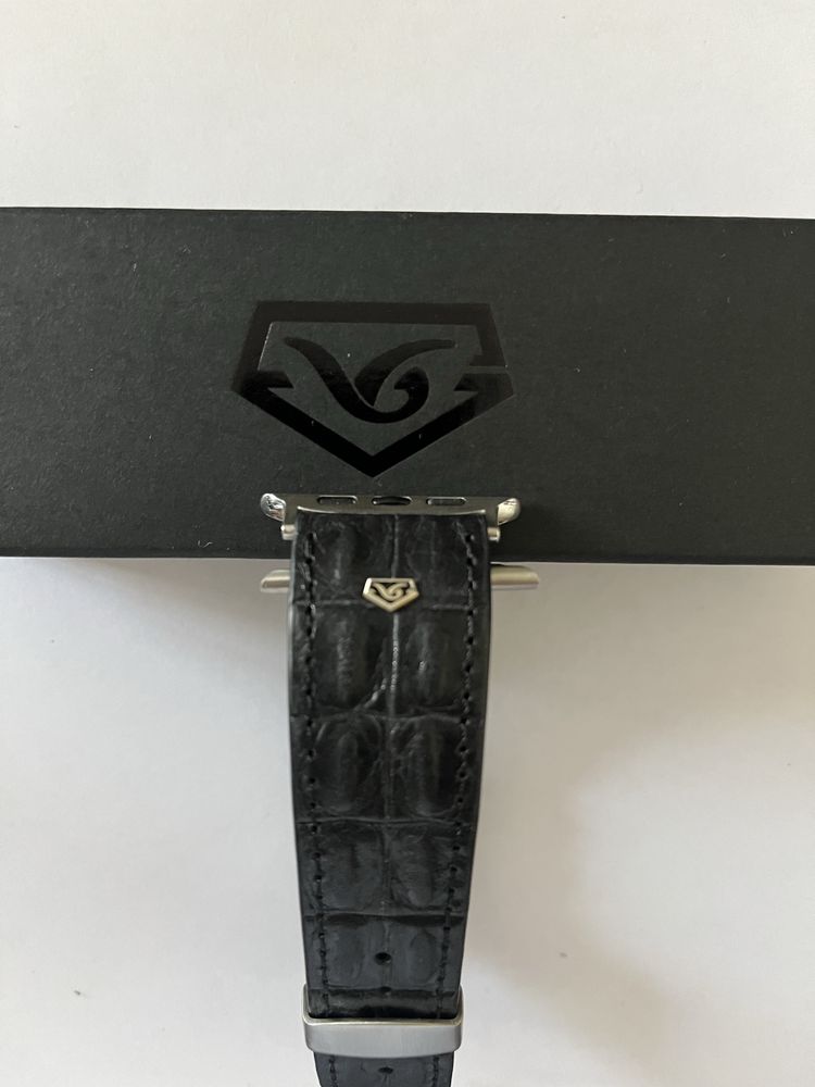 Ремешок из кожи крокодила, Apple Watch!