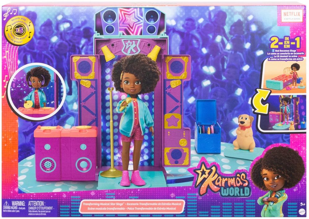 Mattel Karma's World Toy Playset with Doll