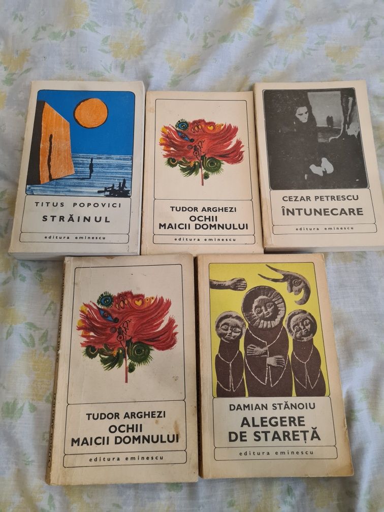 Colecția Romane de ieri și de azi, 5 volume.