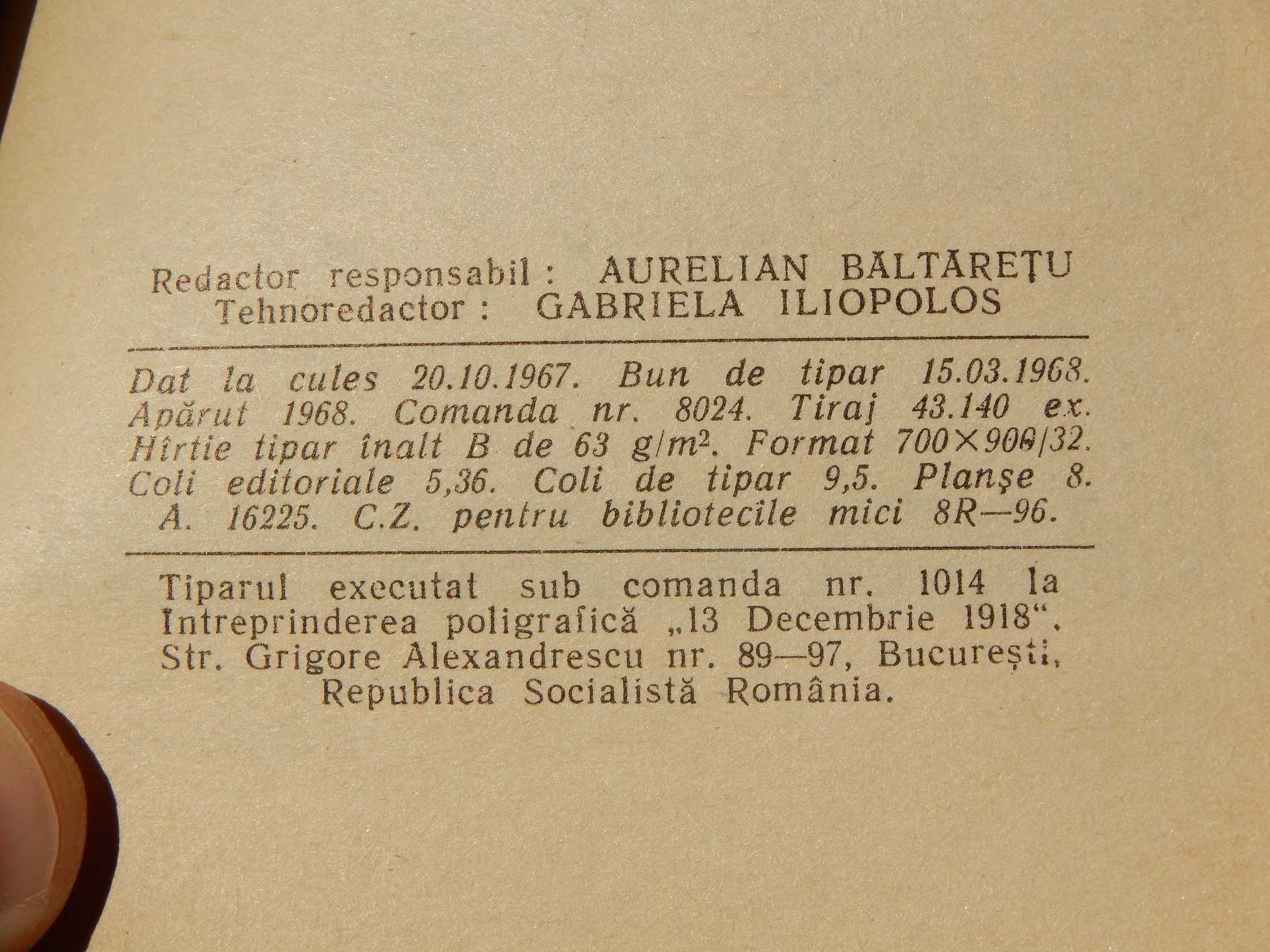 Aztecii Florica Lorint Georgeta Moraru Popa ed Tineretului 1968