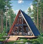 Cabane tip de din lemn