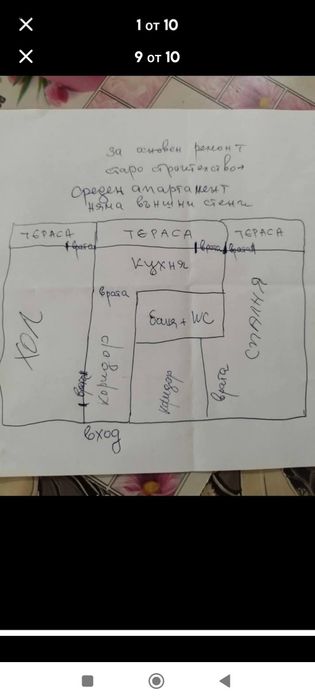 Продавам двустаен апартамент+ кухня .Варна.130000евро.