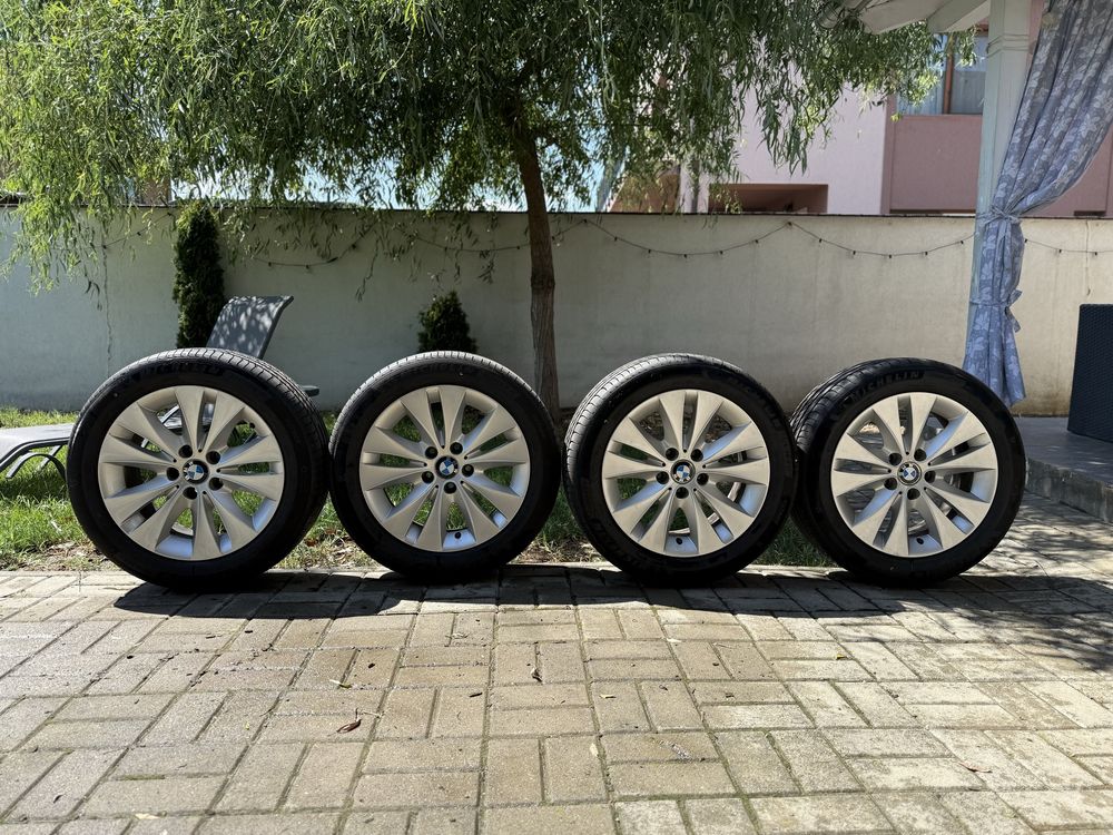 Jante BMW +Cauciucuri vara 225/50/17 98Y ET 20 5x120 Seria 1/2/3/4/5/6