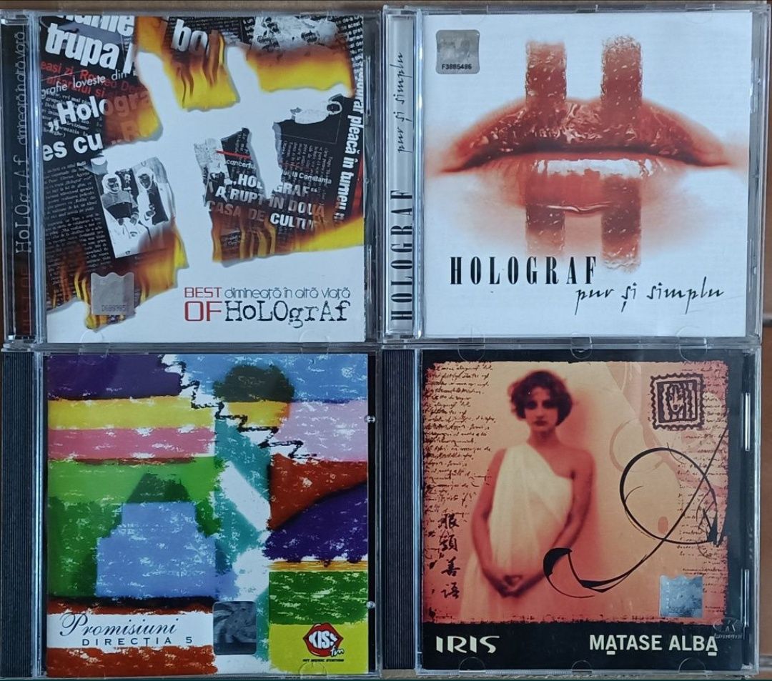 Holograf , Iris , Direcția 5 , Cd-uri cu muzică Rock