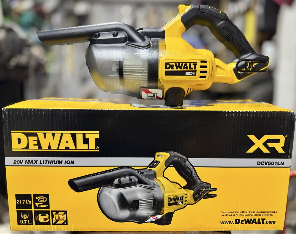 Аккумуляторный пылесос Dewalt DCV501