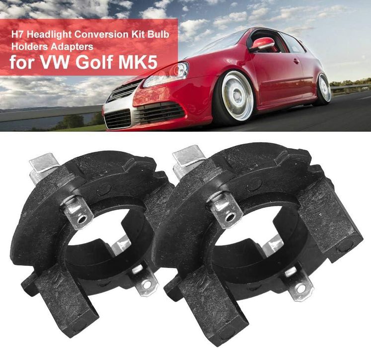 преходник адаптер 2броя led/hid h7 tk119 за vw golf 5 jetta mk5 ...
