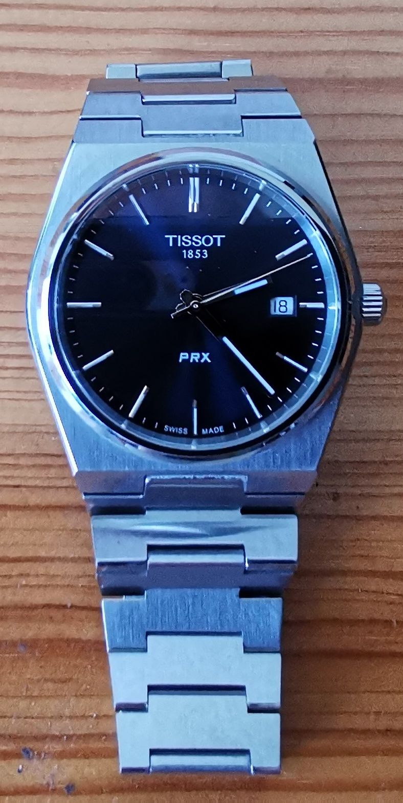 Швейцарски мъжки часовник "Tissot PRX"-40 мм