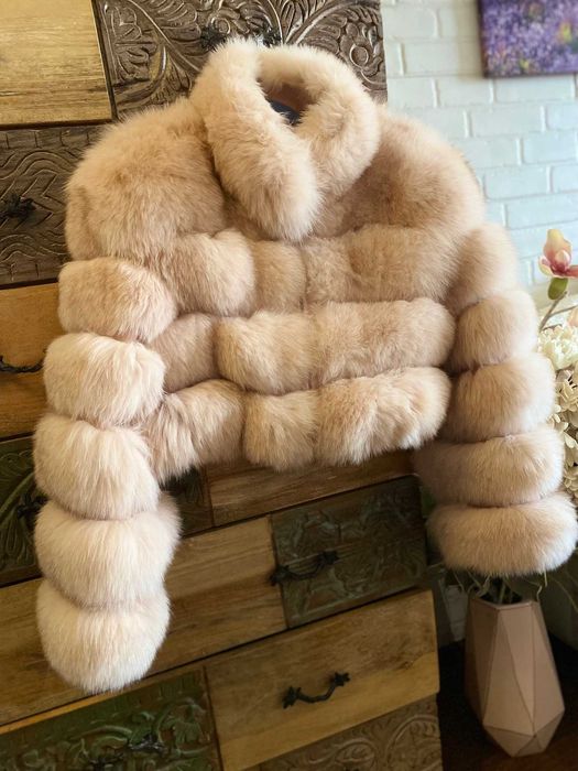 Палто естествен косъм*лисица