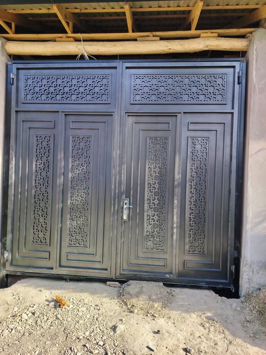 Темир дарвозалар лексан навес решотка ва акфа ешик ва ромлар келиштия